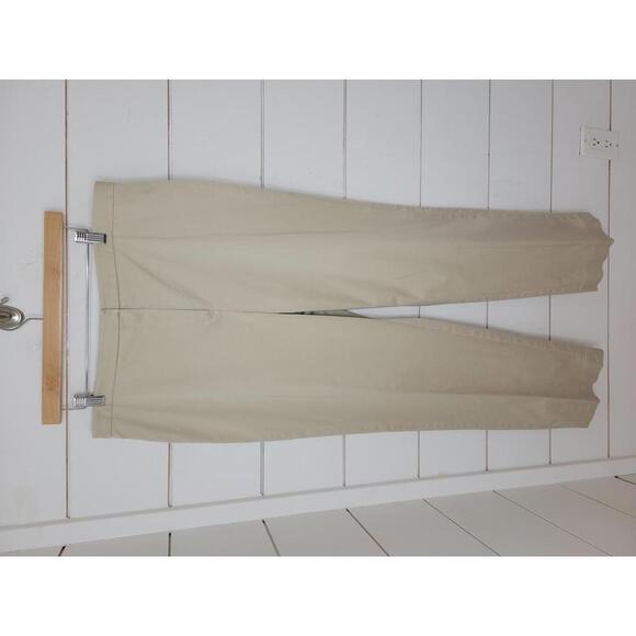 Talbots size 16 light tan khaki dress pants. Stretch - Picture 1 of 5